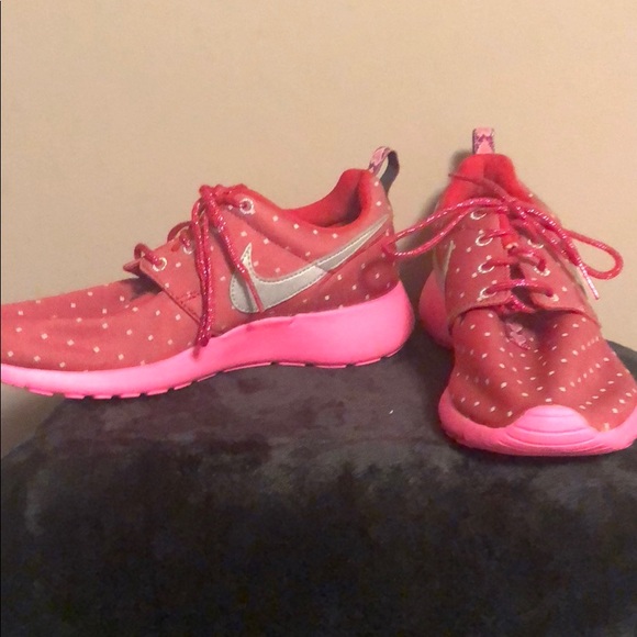 Nike Other - Nike Red Shoes With Hearts